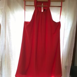 Chiffon Halter Swing Dress